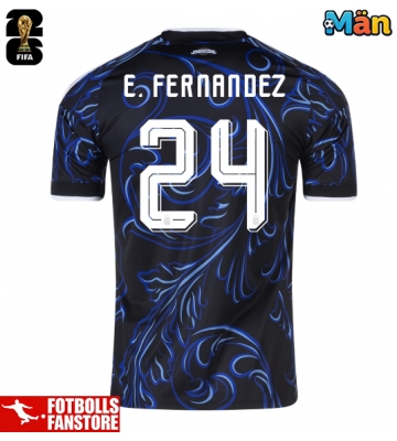 Argentina Enzo Fernandez #24 Bortatröja VM 2026 Kortärmad